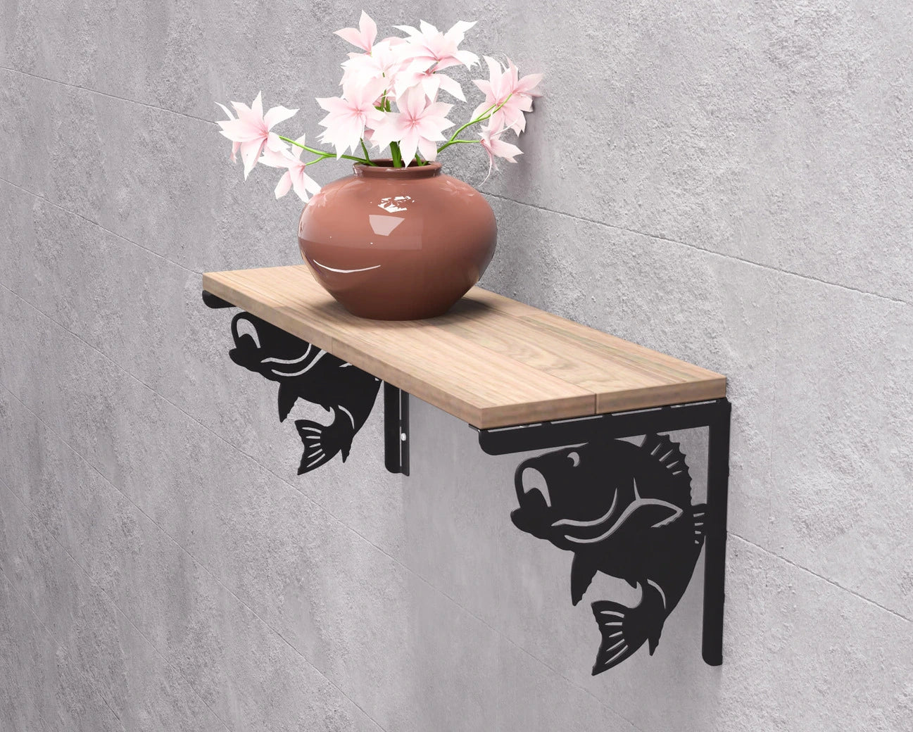 Decorative Metal Shelf Brackets