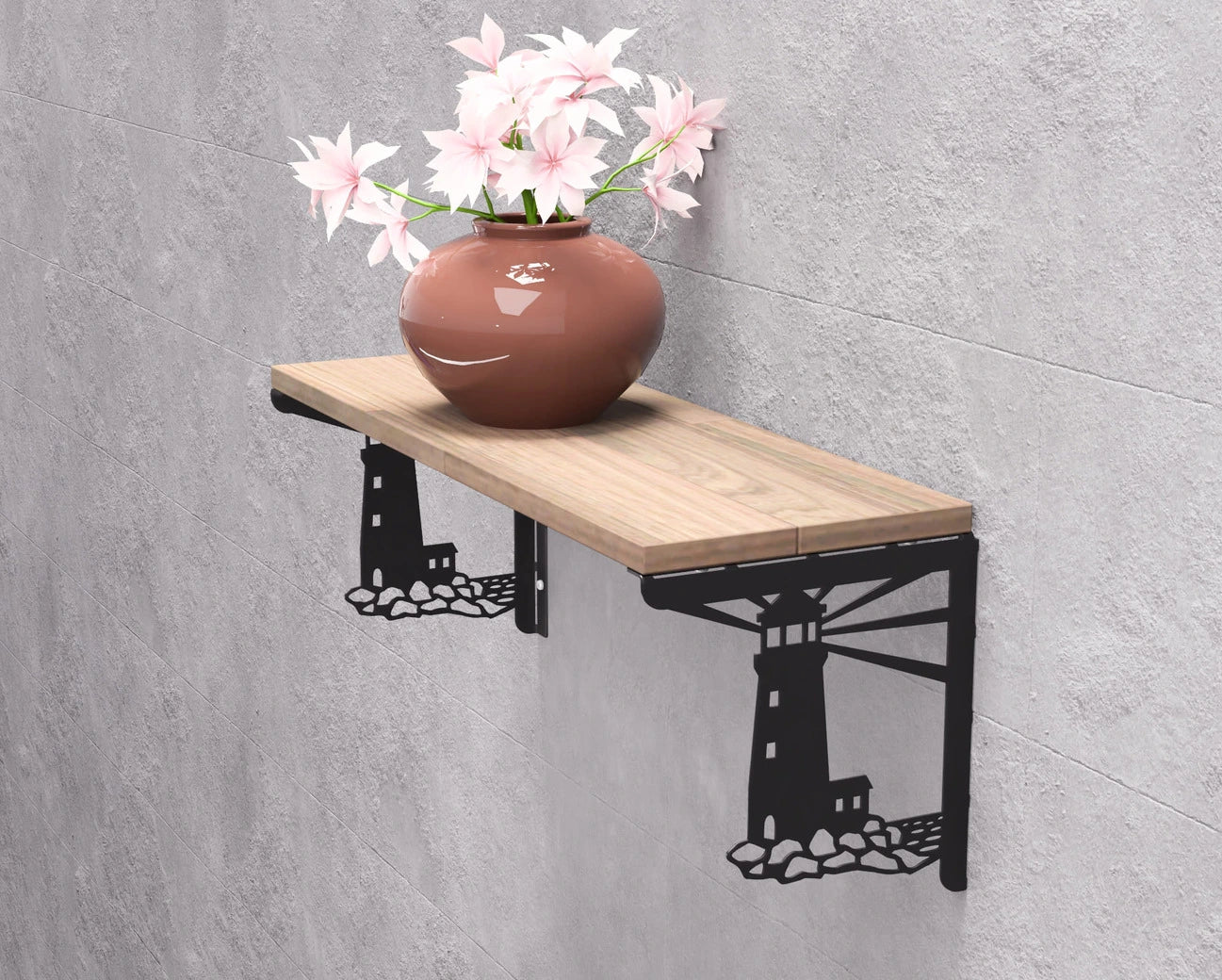 Decorative Metal Shelf Brackets